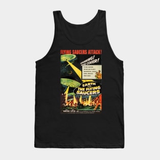 Earth vs the Flying Saucers Movie Poster Tank Top